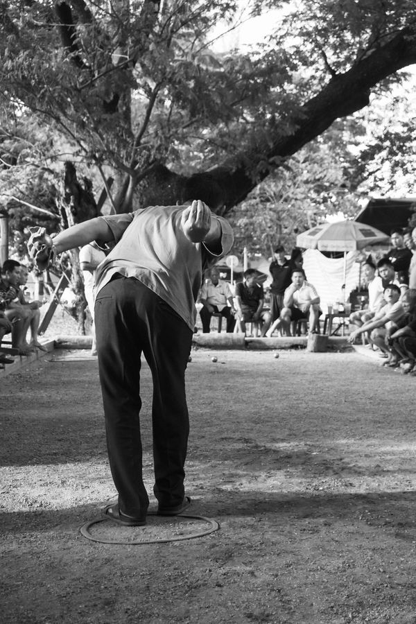 The Game of Petanca Laos
